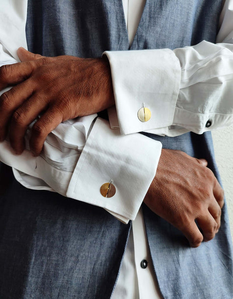 Boutons de manchette Yin Yang 