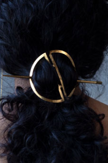 Moño de pelo de Buhle